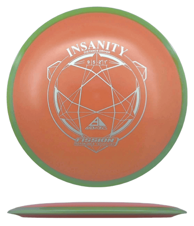 Axiom Insanity Axiom Insanity - Fisison / 154g - Orange/Peach w/ Dirty Yellow Rim (Silver) - Skyline Disc Golf