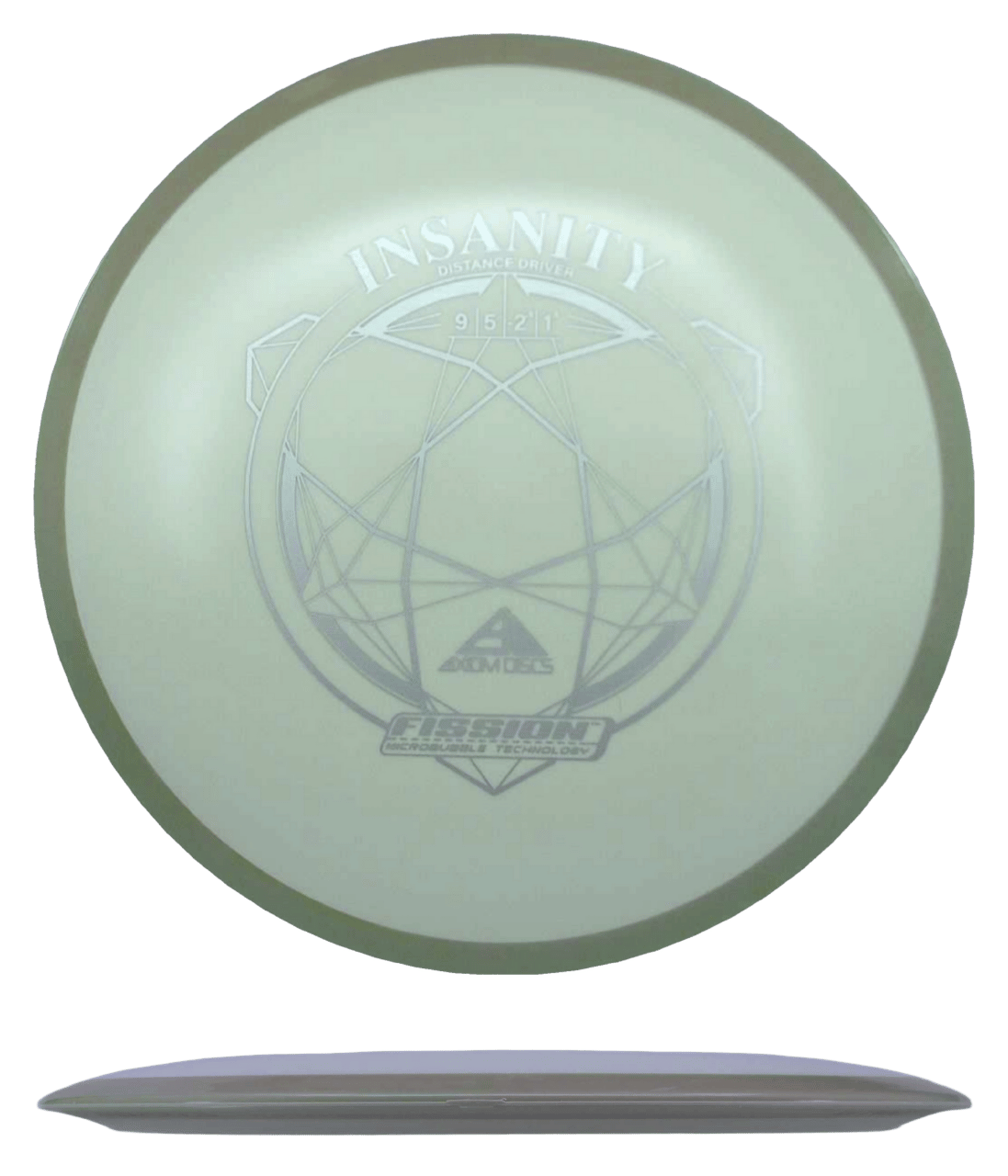 Axiom Insanity Axiom Insanity - Fisison / 169g - Cream w/ Dirty Tan Rim (Silver) - Skyline Disc Golf