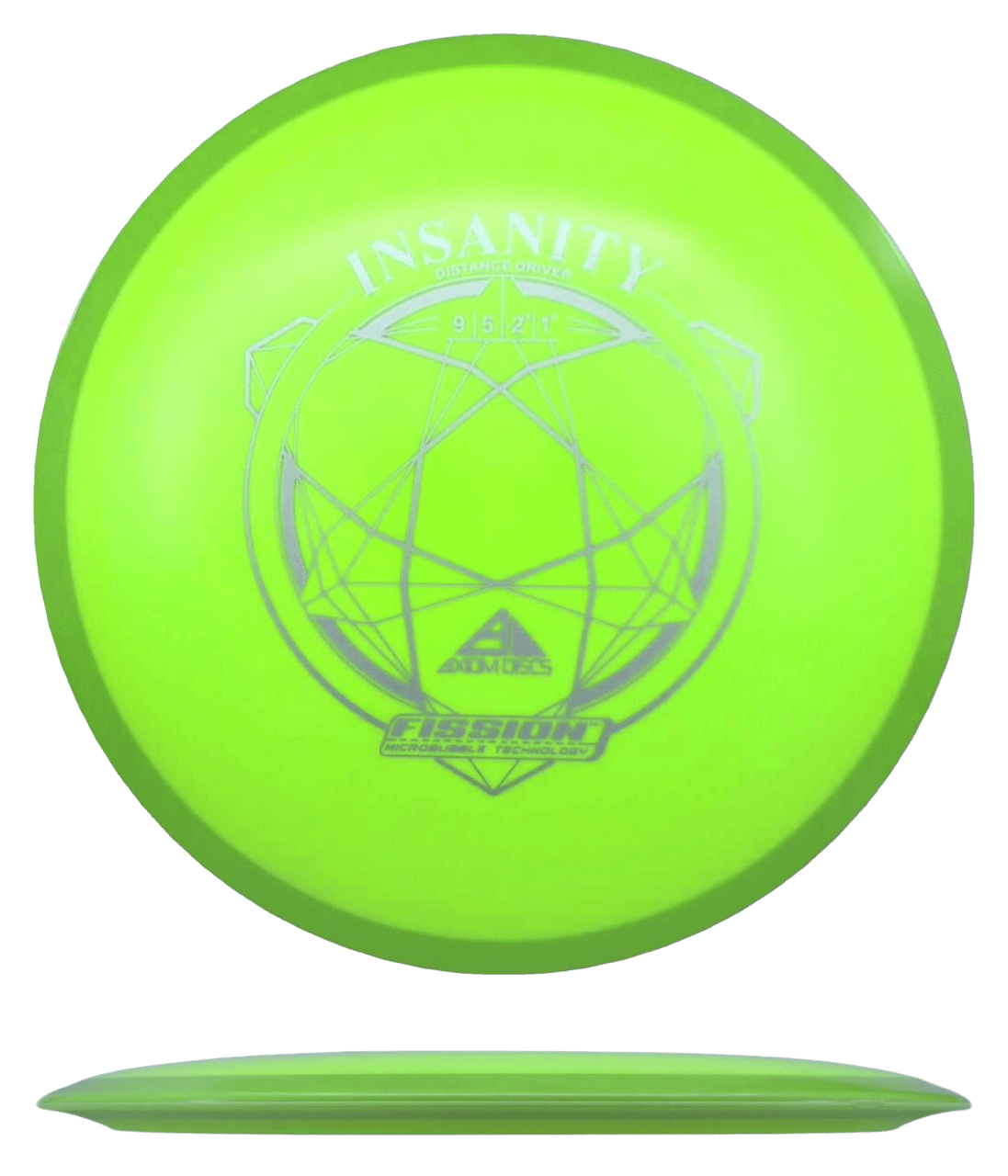 Axiom Insanity Axiom Insanity - Fisison / 174g - Yellow w/ Dirty Yellow Rim (Silver) - Skyline Disc Golf