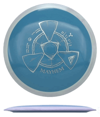 Axiom Mayhem - Neutron / 173g - Pastel Blue w/ White/Lavender Marble Rim (Silver) - Skyline Disc Golf