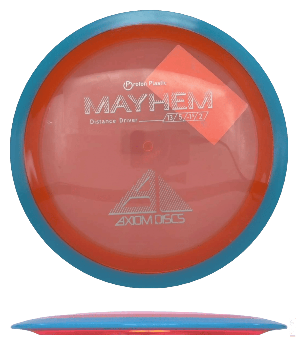 Axiom Mayhem - Proton / 173g - Seafoam Blue w/ Red Rim (Silver) - Skyline Disc Golf