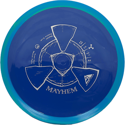 Axiom Mayhem Axiom Mayhem - Neutron / 166g - Blue w/ Sky Blue Marble Rim (Gray) - Skyline Disc Golf