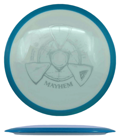 Axiom Mayhem Axiom Mayhem - Neutron / 169g - White w/ Sky Blue Rim (Gray) - Skyline Disc Golf