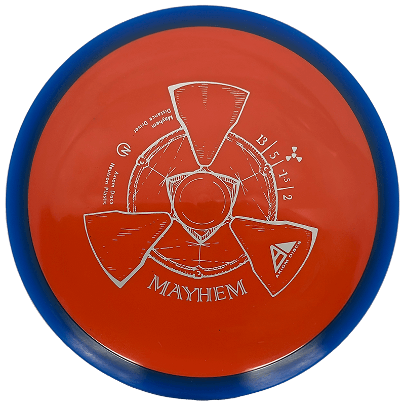 Axiom Mayhem Axiom Mayhem - Neutron / 172g - Orange w/ Blue Rim (Gray) - Skyline Disc Golf