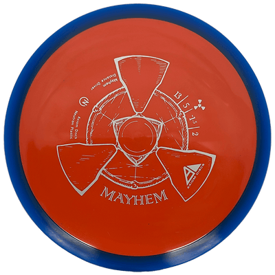 Axiom Mayhem Axiom Mayhem - Neutron / 172g - Orange w/ Blue Rim (Gray) - Skyline Disc Golf