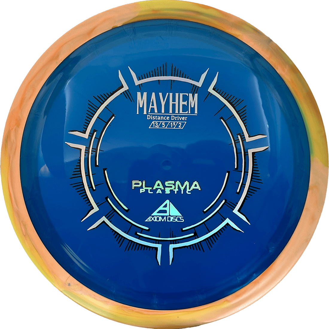 Axiom Mayhem Axiom Mayhem - Plasma / 165g - Blue w/ Sand Marble Rim (Chrome) - Skyline Disc Golf