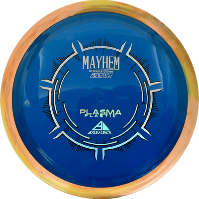 Axiom Mayhem Axiom Mayhem - Plasma / 165g - Blue w/ Sand Marble Rim (Chrome) - Skyline Disc Golf