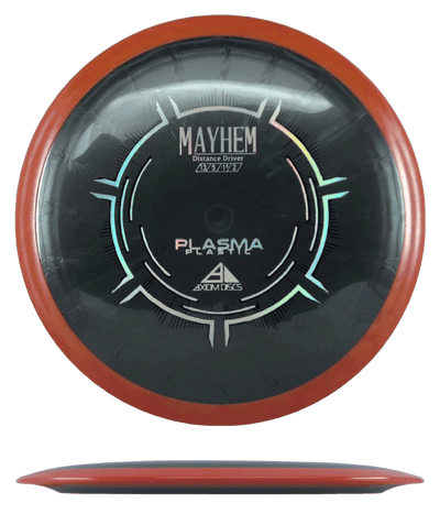 Axiom Mayhem Axiom Mayhem - Plasma / 175g - Dark Gray w/ Orange Rim (Chrome) - Skyline Disc Golf