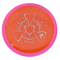 169g - Orange w/ Pink Rim (Gray) Neutron Axiom Panic - Skyline Disc Golf