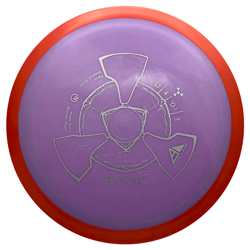 Axiom Panic Axiom Panic - Neutron / 166g - Lavender w/ Red Rim (Gray) - Skyline Disc Golf