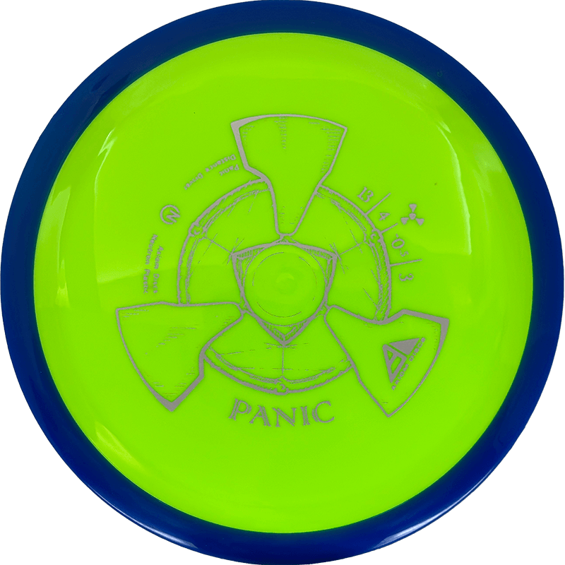 Axiom Panic Axiom Panic - Neutron / 168g - Highlighter Yellow w/ Blue Rim (Gray) - Skyline Disc Golf