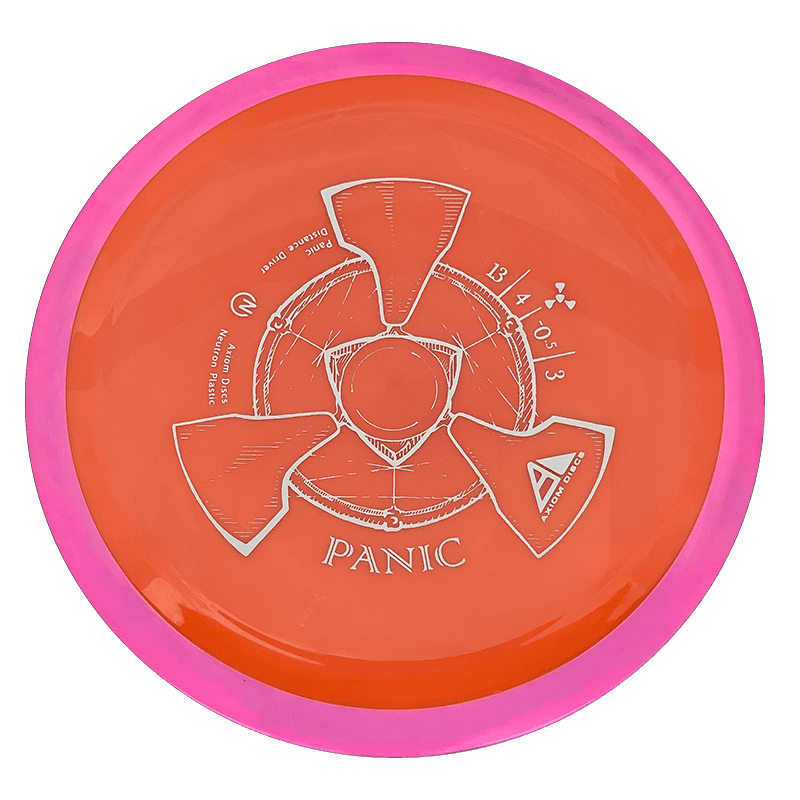 Axiom Panic Axiom Panic - Neutron / 169g - Orange w/ Pink Rim (Gray) - Skyline Disc Golf