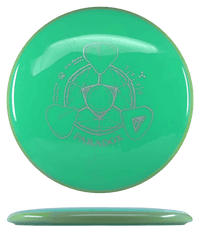 177g - Green w/ Army Green Rim (Silver) Neutron Axiom Paradox - Skyline Disc Golf