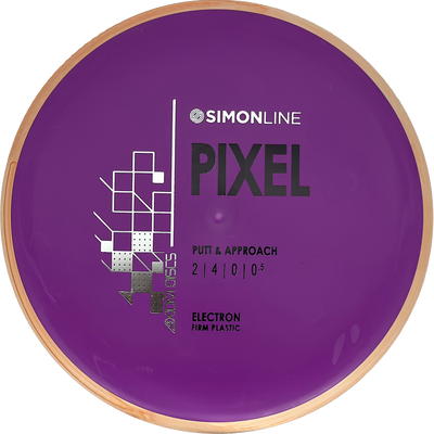 Axiom Pixel Axiom Pixel - Electron Firm / 172g - Purple w/ Sand Marble Rim (Black/Silver) - Skyline Disc Golf