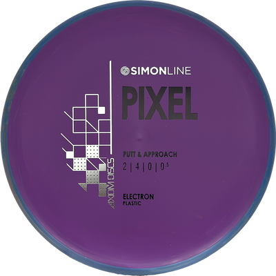 Axiom Pixel Axiom Pixel - Electron Soft / 174g - Purple w/ Blue Rim (Black/Silver) - Skyline Disc Golf