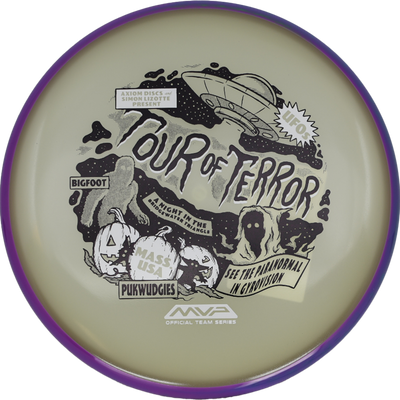 Axiom Pixel Axiom Pixel - Eclipse - Team Halloween Edition / 173g - Glow w/ Purple Rim (Halloween Stamp) - Skyline Disc Golf