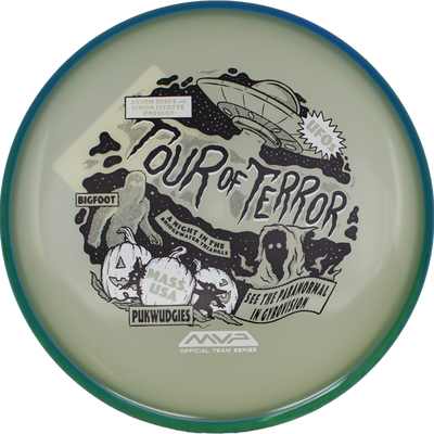 Axiom Pixel Axiom Pixel - Eclipse - Team Halloween Edition / 172g - Glow w/ Blue/Green Swirl Rim (Halloween Stamp) *1016* - Skyline Disc Golf