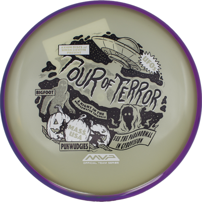 Axiom Pixel Axiom Pixel - Eclipse - Team Halloween Edition / 174g - Glow w/ Purple Rim (Halloween Stamp) *1019* - Skyline Disc Golf