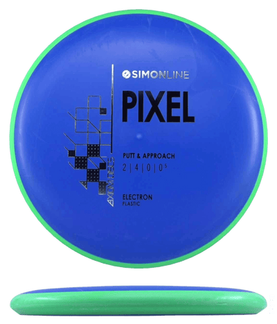 Axiom Pixel Axiom Pixel - Electron / 168g - Blue w/ Green Rim (Black/Silver) - Skyline Disc Golf