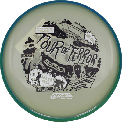 Axiom Pixel Axiom Pixel - Eclipse - Team Halloween Edition / 172g - Glow w/ Blue/Green Swirl Rim (Halloween Stamp) *1016* - Skyline Disc Golf