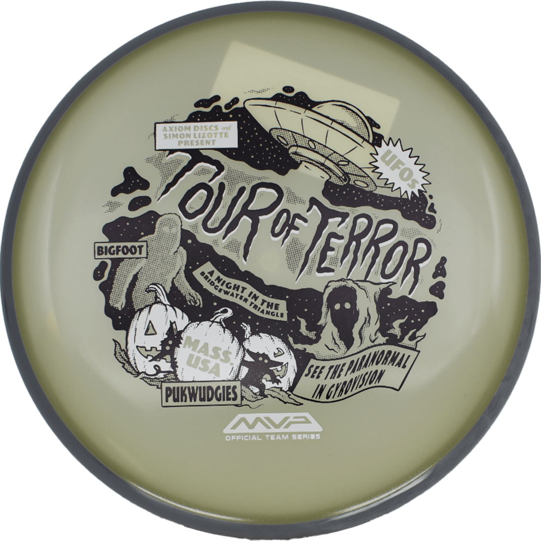 Axiom Pixel Axiom Pixel - Eclipse - Team Halloween Edition / 172g - Glow w/ Gray Rim (Halloween Stamp) - Skyline Disc Golf