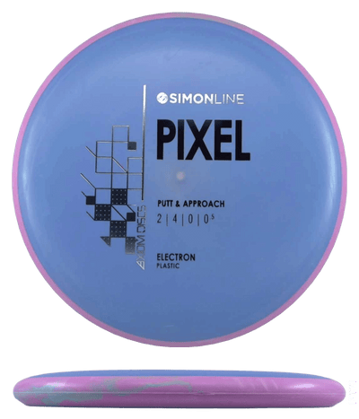 Axiom Pixel Axiom Pixel - Electron / 170g - Slate Blue w/ Slate Pink Rim (Black/Silver) - Skyline Disc Golf