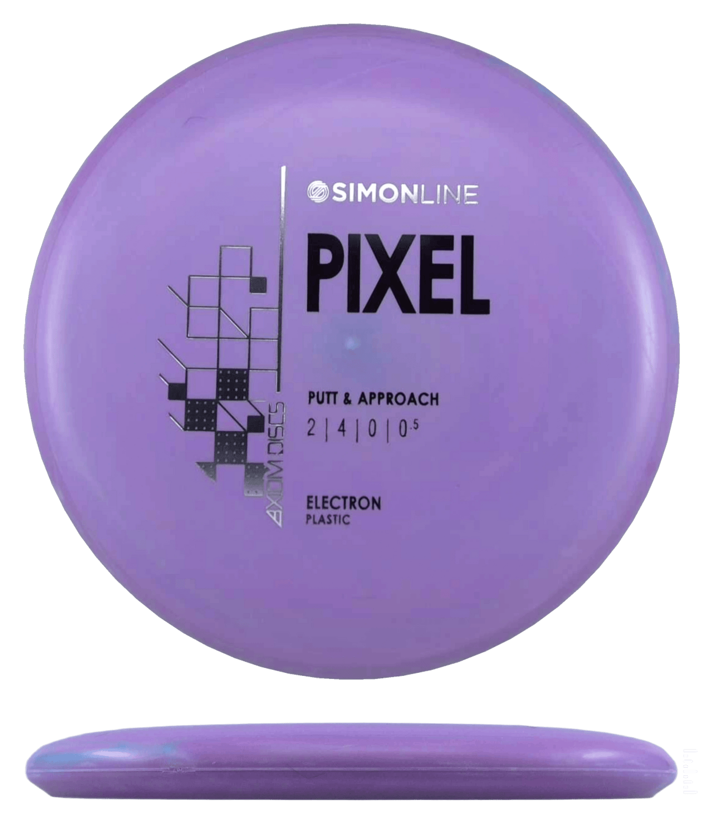 Axiom Pixel Axiom Pixel - Electron / 172g - Lavender w/ Lavender Rim (Black/Silver) - Skyline Disc Golf