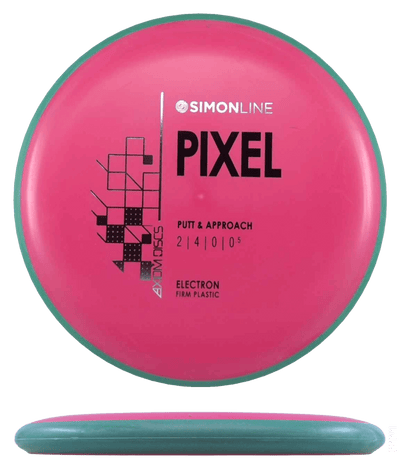 Axiom Pixel Axiom Pixel - Electron Firm / 169g - Red w/ Green Rim (Black/Silver) - Skyline Disc Golf