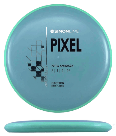 Axiom Pixel Axiom Pixel - Electron Firm / 171g - Blue Green w/ Green Rim (Black/Silver) - Skyline Disc Golf