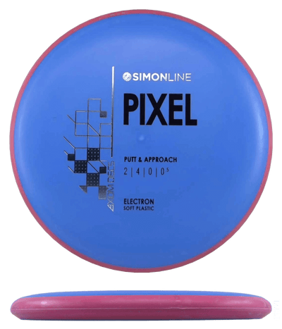 Axiom Pixel Axiom Pixel - Electron Soft / 170g - Blue w/ Red Rim (Black/Silver) - Skyline Disc Golf