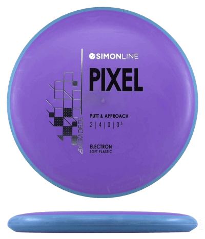 Axiom Pixel Axiom Pixel - Electron Soft / 170g - Purple w/ Blue Rim (Black/Silver) - Skyline Disc Golf