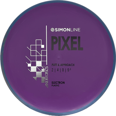 Axiom Pixel Axiom Pixel - Electron Soft / 174g - Purple w/ Blue Rim (Black/Silver) - Skyline Disc Golf