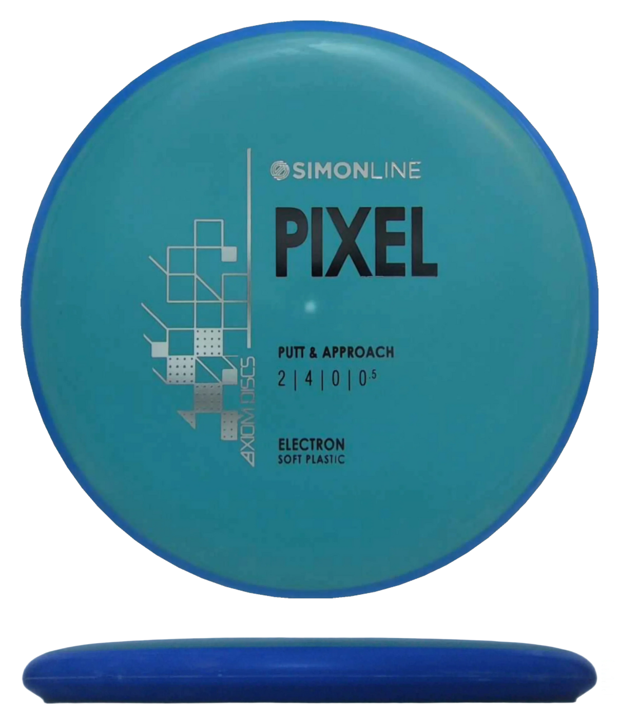 Axiom Pixel - Electron Soft / 168g - Forest Green w/ Blue Rim (Black) - Skyline Disc Golf