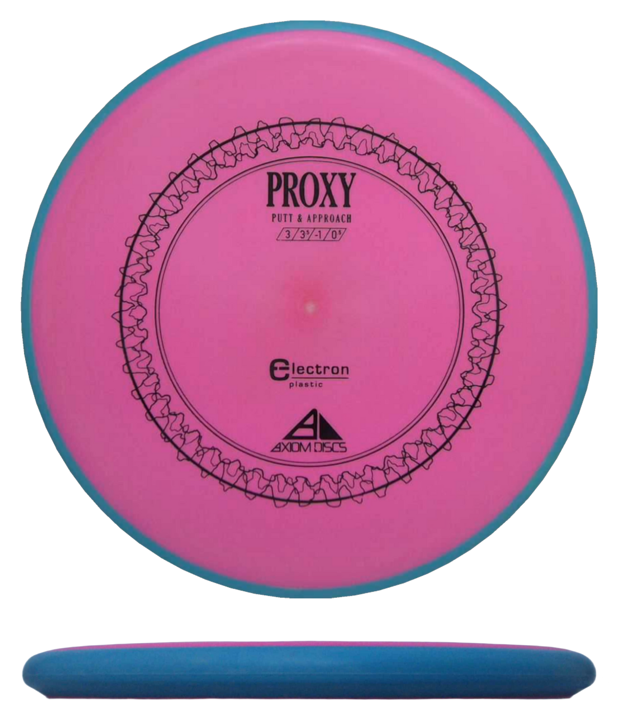 Axiom Proxy - Electron / 168g - Pink w/ Blue Rim (Black) - Skyline Disc Golf