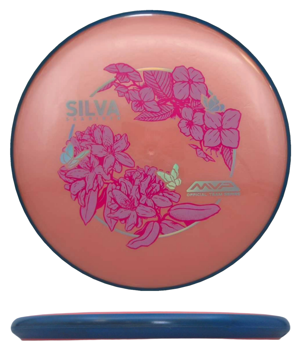 Axiom Proxy - Plasma (Soft) - Silva Saarinen Team Series / 174g - Peach w/ Blue Rim (Special Edition) - Skyline Disc Golf