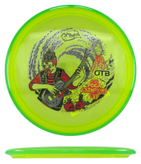 Axiom Pyro - Prism Neutron / 178g - Mint w/ Chartreuse Rim (Rainbow/Chrome) Skyline Disc Golf