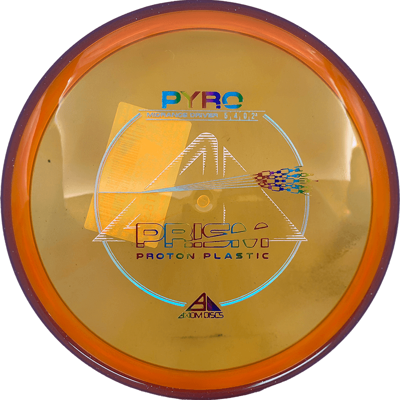 Axiom Pyro - Prism Proton / 177g - Orange w/ Maroon Rim (Rainbow/Chrome) Skyline Disc Golf