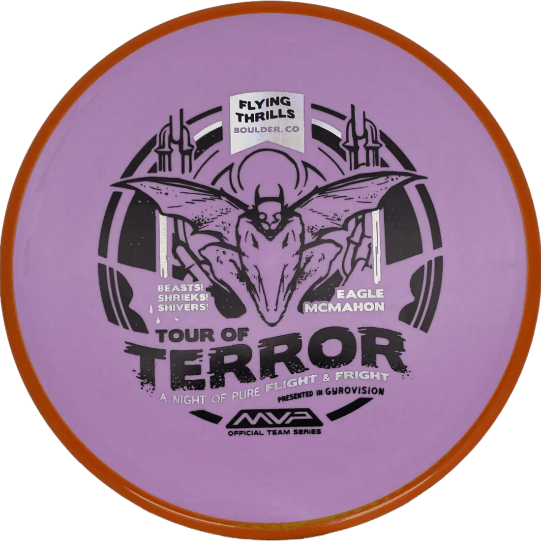 Axiom Pyro - Prism Proton Soft / 176g - Highlighter Yellow w/ Lime Green Rim (OTB Champions Cup) Skyline Disc Golf