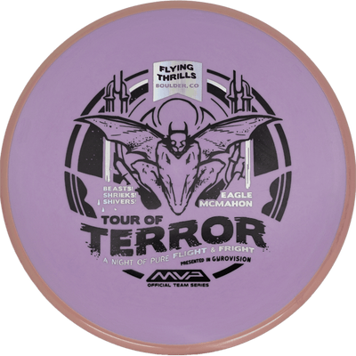 Axiom Pyro Axiom Pyro - Fission - Team Halloween Edition / 176g - Lavender w/ Blush Rim (Halloween Stamp) - Skyline Disc Golf