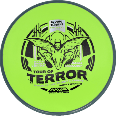 Axiom Pyro Axiom Pyro - Fission - Team Halloween Edition / 177g - Chartreuse w/ Gray Rim (Halloween Stamp) - Skyline Disc Golf