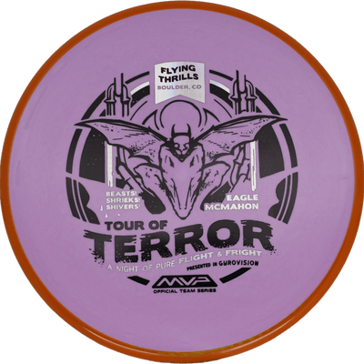 Axiom Pyro Axiom Pyro - Fission - Team Halloween Edition / 177g - Lavender w/ Orange Rim (Halloween Stamp) - Skyline Disc Golf