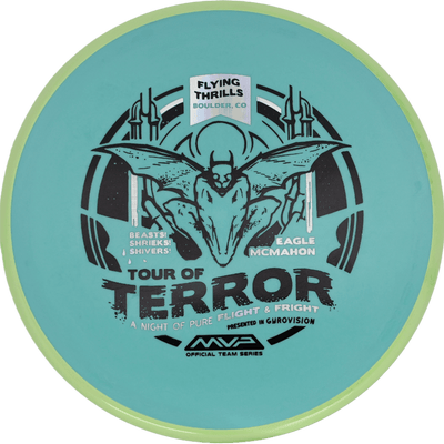 Axiom Pyro Axiom Pyro - Fission - Team Halloween Edition / 177g - Mint w/ Lemonade Rim (Halloween Stamp) - Skyline Disc Golf