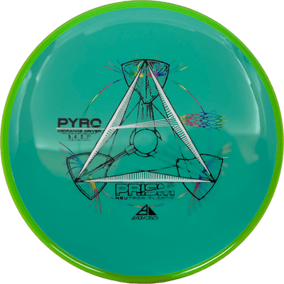 Axiom Pyro Axiom Pyro - Prism Neutron / 178g - Mint w/ Chartreuse Rim (Rainbow/Chrome) - Skyline Disc Golf