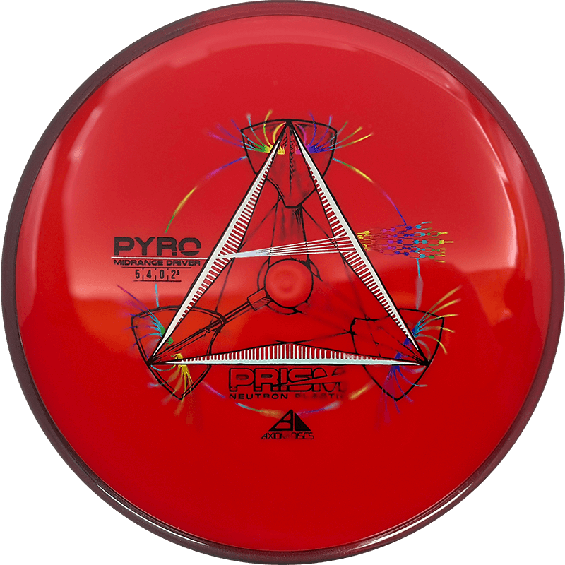 Axiom Pyro Axiom Pyro - Prism Neutron / 178g - Red w/ Dark Red Rim (Rainbow/Chrome) - Skyline Disc Golf