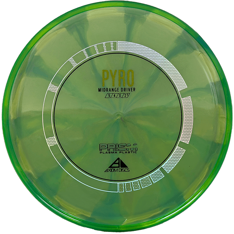 Axiom Pyro Axiom Pyro - Prism Plasma / 174g - Green Burst w/ Lime Green Rim (Rainbow/Chrome) - Skyline Disc Golf