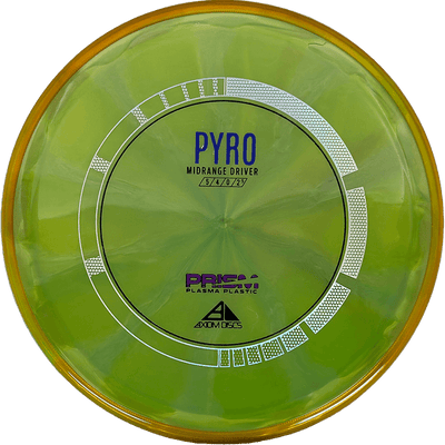 Axiom Pyro Axiom Pyro - Prism Plasma / 175g - Lime w/ Goldenrod Rim (Rainbow/Chrome) - Skyline Disc Golf