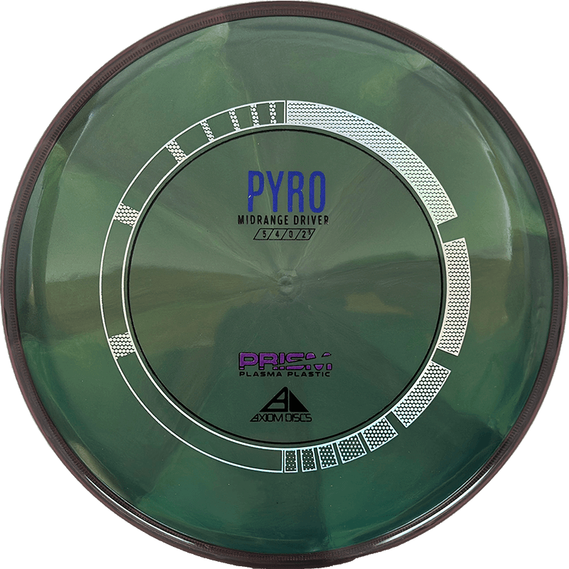 Axiom Pyro Axiom Pyro - Prism Plasma / 177g - Forest Green Burst w/ Burnt Brown Rim (Rainbow/Chrome) - Skyline Disc Golf