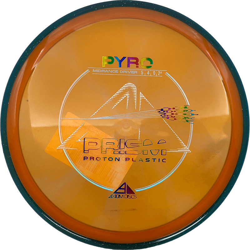 Axiom Pyro Axiom Pyro - Prism Proton / 177g - Orange w/ Blue Green Rim (Rainbow/Chrome) - Skyline Disc Golf