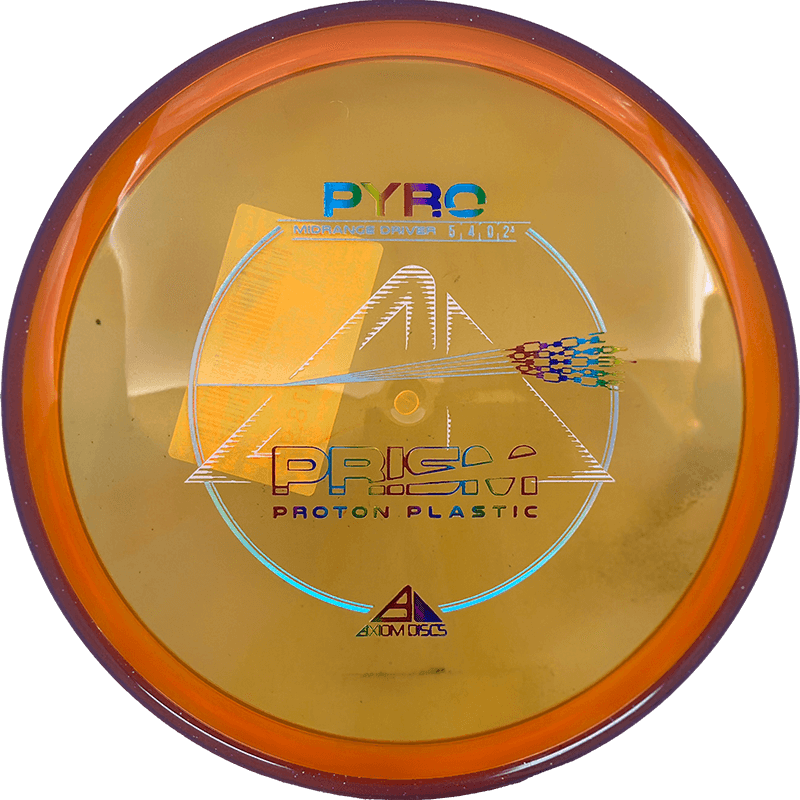 Axiom Pyro Axiom Pyro - Prism Proton / 177g - Orange w/ Maroon Rim (Rainbow/Chrome) - Skyline Disc Golf