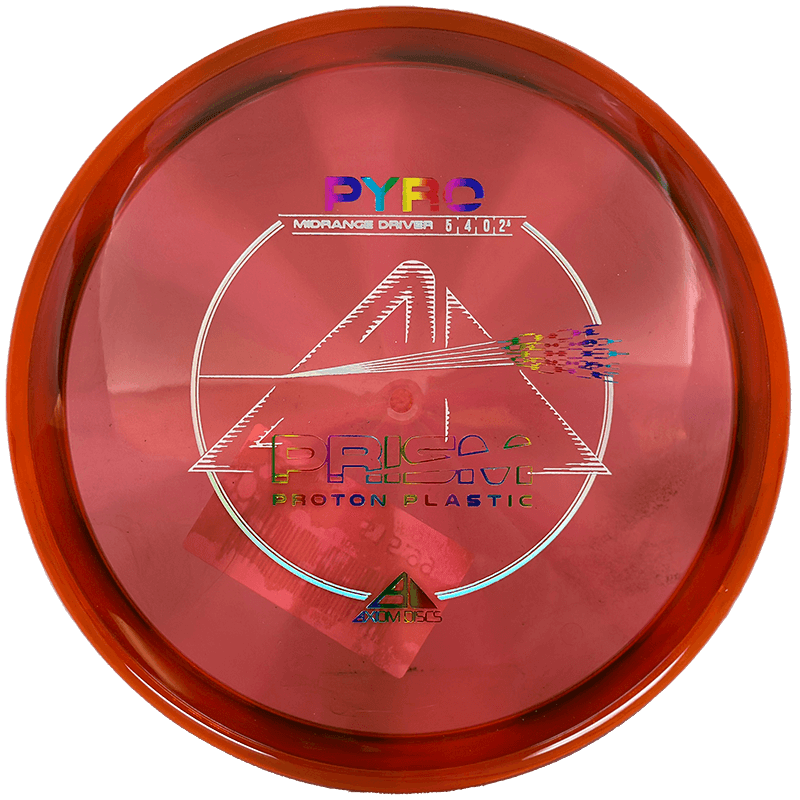 Axiom Pyro Axiom Pyro - Prism Proton / 177g - Red Burst w/ Red Orange Rim (Rainbow/Chrome) - Skyline Disc Golf